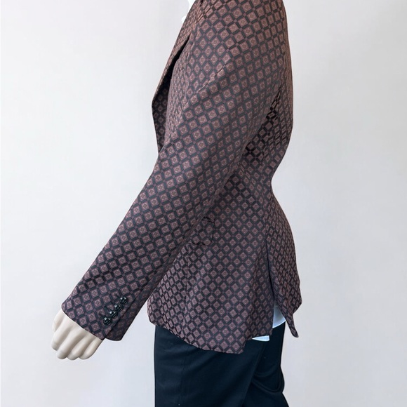 Trina‎ Turk Men's Patterned Blazer - Pink and Black - Picture 3 of 9
